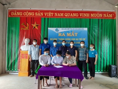 Hội LHPN xã Xuân Hòa ra mắt mô hình “Phòng, chống xâm hại trẻ em” tại bản Mai Chung