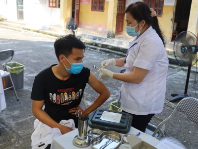 Bảo Yên: Trên 2.700 công dân được tiêm vắc xin phòng Covid-19