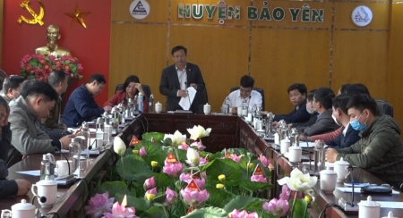 Ủy ban MTTQ Việt Nam tỉnh Lào Cai tổ chức hội nghị tổng kết dự án nuôi trâu sinh sản tại huyện Bảo Yên.