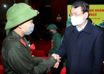 Huyện Bảo Yên tổ chức tổ chức Lễ giao, nhận quân năm 2022