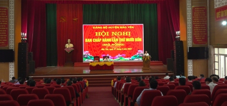 Hội nghị Ban Chấp hành Đảng bộ huyện Bảo Yên lần thứ 14 (mở rộng)