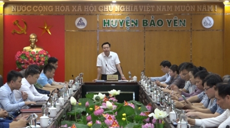 Ban chỉ đạo các kì thi năm 2022 huyện Bảo Yên tổ chức họp triển khai kế hoạch và phân công nhiệm vụ cho các thành viên