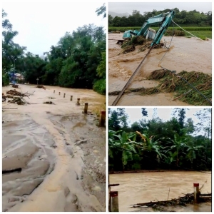 Bảo Yên: Mưa lũ khiến gần 100 ha lúa bị ngập sâu