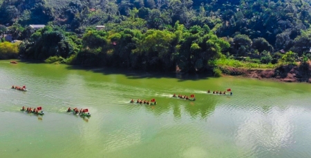 Hấp dẫn Ngày hội đua mảng trên sông Chảy "Hào khí trận Phố Ràng" lần thứ Nhất  năm 2022
