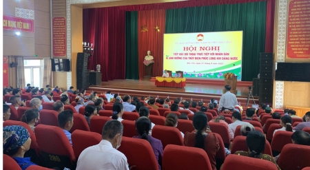 Mặt trận tổ quốc Việt Nam huyện Bảo Yên tổ chức hội nghị tiếp xúc, đối thoại trực tiếp với nhân dân bị ảnh hưởng của Thủy điện Phúc Long khi dâng nước