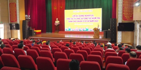 Huyện ủy Bảo Yên tổ chức mở lớp bồi dưỡng nghiệp vụ công tác tổ chức và công tác kiểm tra năm 2022