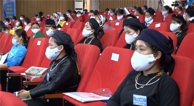 Các đại biểu tham dự Đại hội nghiêm túc chấp hành công tác phòng chống dịch