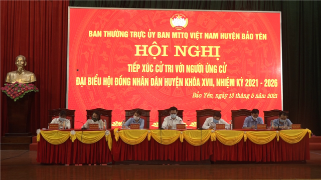 Các ứng cử viên đại biểu HĐND huyện Bảo Yên, khóa XVII, nhiệm kỳ 2021 2026 đơn vị bầu cử số 03 thị trấn Phố Ràng