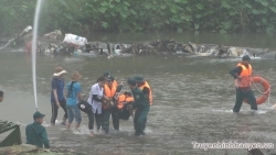 Diễn tập ứng phó bão, lụt và tìm kiếm cứu nạn xã Nghĩa Đô năm 2021