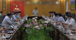 Ban chỉ đạo phòng chống dịch covid – 19 huyện Bảo Yên tổ chức họp bàn các giải pháp thực hiện tiếp nhận và cách ly công nhân lao động tại Bắc Giang trở về địa phương