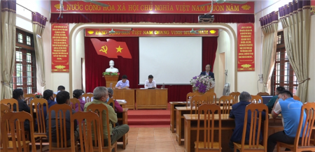 UBND huyện Bảo Yên tiếp xúc, đối thoại với các hộ dân thuộc Dự án đường kết nối 279 với đường T4, khu phát triển đô thị mới Bảo Hà.