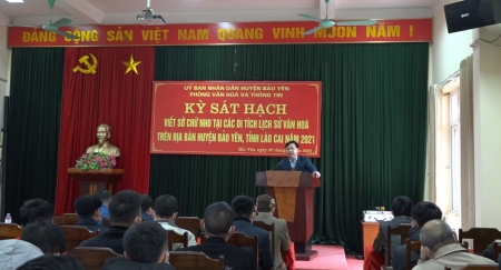 Kỳ thi sát hạch viết sớ chữ Nho tại các di tích lịch sử văn hóa trên địa bàn huyện Bảo Yên năm 2021