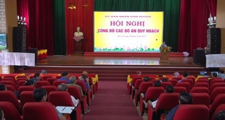 UBND huyện Bảo Yên tổ chức Hội nghị công bố các đồ án quy hoạch