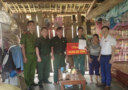 Hội Cựu chiến binh tỉnh Lào Cai trao hỗ trợ xây dựng nhà ở tại xã Kim Sơn