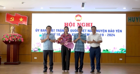 MTTQ Việt Nam huyện Bảo Yên tổ chức hội nghị lần thứ 10 khóa XIII,  nhiệm kỳ 2019 – 2024