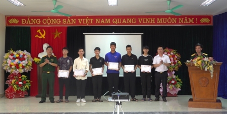 Ban Tuyển sinh quân sự huyện Bảo Yên tổ chức gặp mặt, động viên thí sinh trúng tuyển các Học viện, Trường sĩ quan Quân đội năm 2023