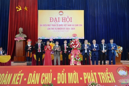 Đại hội đại biểu MTTQ Việt Nam xã Cam Cọn lần thứ XV, nhiệm kỳ 2024 – 2029