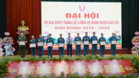 Đại hội thi đua quyết thắng lực lượng vũ trang huyện Bảo Yên giai đoạn 2019 – 2024