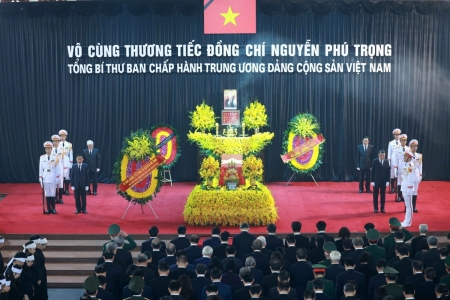 Trực tiếp: Lễ viếng đồng chí Nguyễn Phú Trọng, Tổng Bí thư Ban Chấp hành Trung ương Đảng Cộng sản Việt Nam