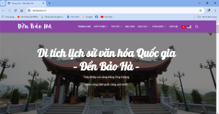 Bảo Yên công bố tên miền chính thức Website di tích lịch sử văn hóa cấp Quốc gia Đền Bảo Hà