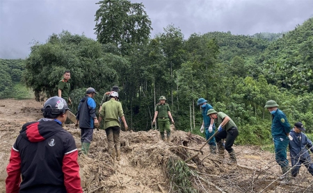 Lũ quét kinh hoàng tại Làng Nủ, xã Phúc Khánh