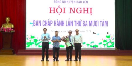 Ban chấp hành Đảng bộ huyện Bảo Yên tổ chức Hội nghị Ban chấp hành Đảng bộ huyện lần thứ ba mươi tám