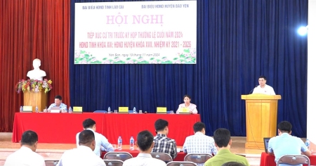 Tổ đại biểu HĐND tỉnh, tổ đại biểu số 05 HĐND huyện phối hợp tiếp xúc cử tri trước kỳ họp thường lệ cuối năm 2024 tại xã Yên Sơn