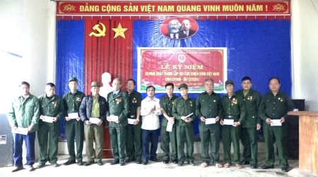 Hội Cựu chiến binh xã Xuân Thượng tổ chức Lễ kỷ niệm 35 năm ngày thành lập Hội Cựu chiến binh Việt Nam