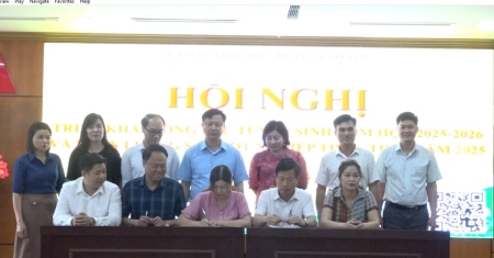 Bảo Yên: tổ chức hội nghị triển khai công tác phân luồng, tuyển sinh năm 2025 -2026, phân luồng sau tốt nghiệp THCS, THPT năm 2025
