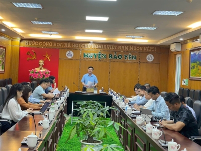 Họp Ban tổ chức Ngày hội Văn hóa dân gian “Sắc vàng bên dòng Nặm Luông” lần thứ 3 - năm 2025