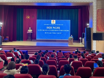 Hơn 200 cán bộ đoàn viên công đoàn được tuyên truyền luật Bảo hiểm xã hội năm 2024