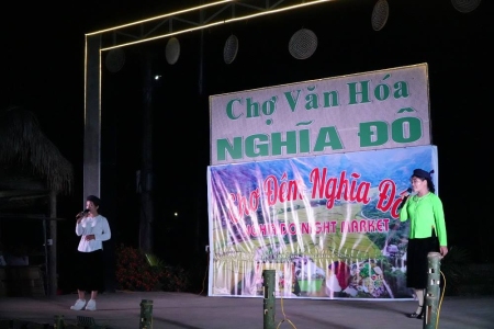 Khởi động lại hoạt động chợ đêm xã Nghĩa Đô