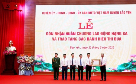 Bảo Yên tổng kết thực hiện thực hiện Nghị quyết Đại hội Đảng bộ huyện lần thứ XXII, nhiệm kỳ 2020 – 2025 và tổng kết 10 năm thực hiện Chỉ thị số 05-CT/TW của Bộ Chính trị