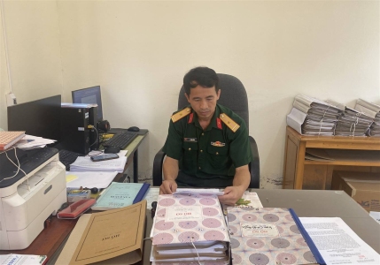 Thiếu tá Lê Hải Đăng học và làm theo Bác
