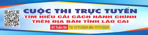 Cuộc thi trực tuyến trên Internet Tìm hiểu cải cách hành chính trên địa bàn tỉnh Lào Cai