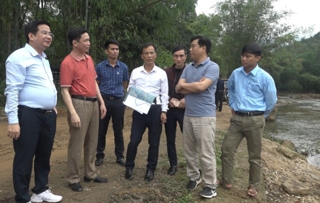 Đoàn công tác Huyện ủy UBND huyện thăm khảo sát điểm du lịch xã Nghĩa Đô