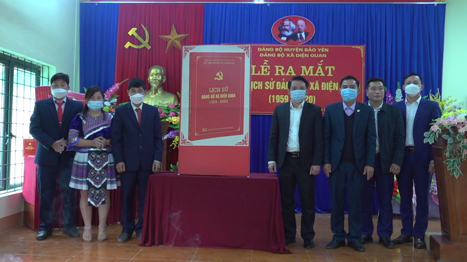 Ra mắt cuốn lịch sử Đảng bộ xã Điện Quan giai đoạn 1959 2020