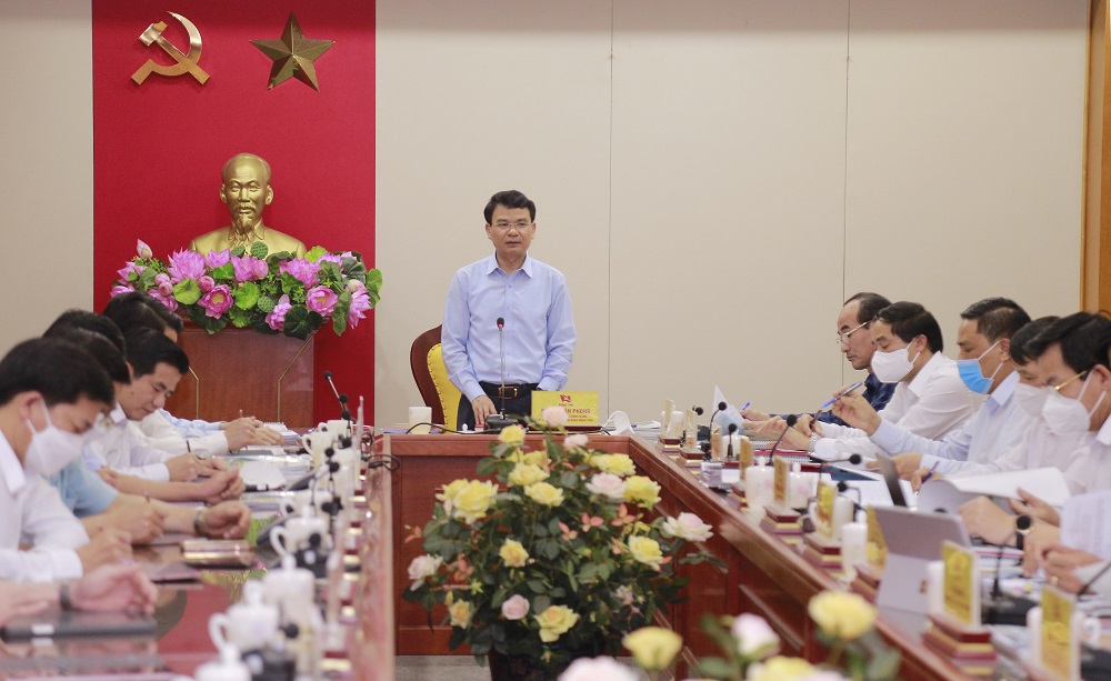 Đồng chí Đặng Xuân Phong, Bí thư Tỉnh ủy kết luận buổi làm việc (2)