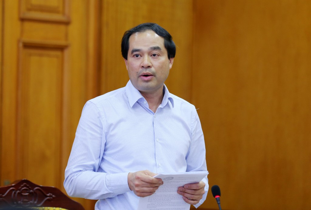 Đồng chí Chủ tịch UBND tỉnh Trịnh Xuân Trường nêu những điểm nghẽn huyện Bảo Yên cần tháo gỡ