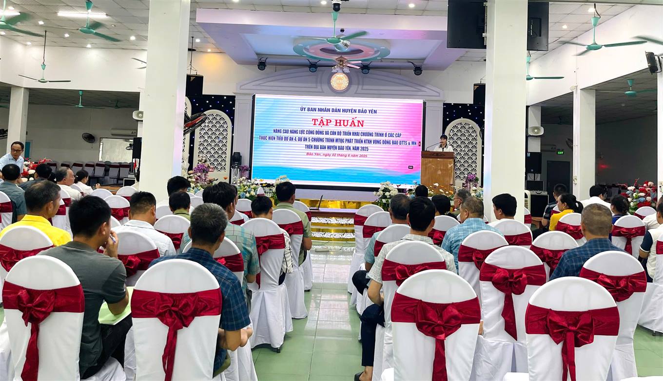 Quang cảnh lớp tập huấn